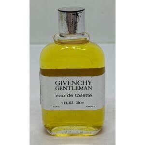 Vintage Givenchy Gentleman Eau de Toilette 30 ml Original Version Splash Bottle
